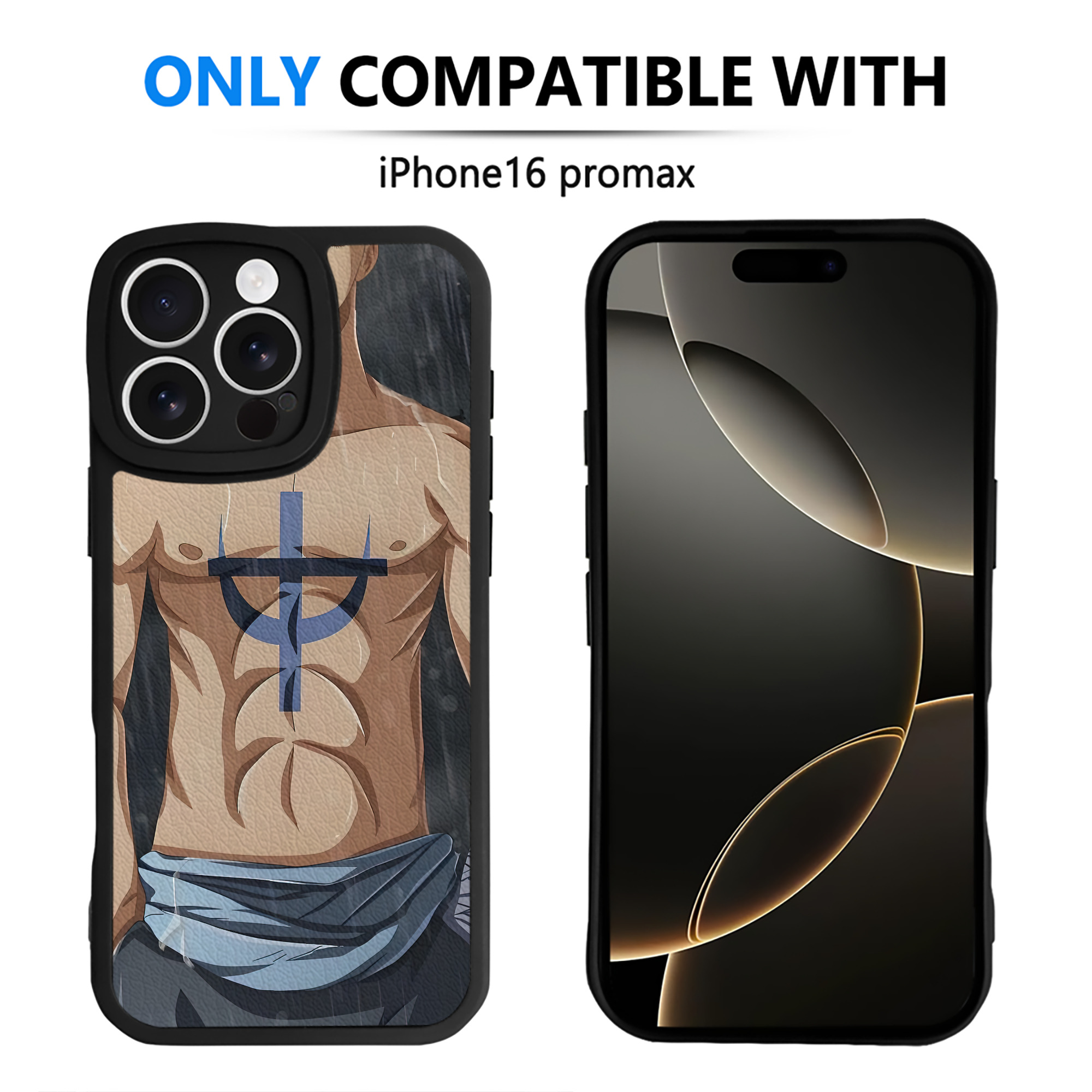 （画像用） ワンピース ONE PIECE 【iPhone 16シリーズ対応】シリコンスマホケース（レザー調） 材質：シリコン